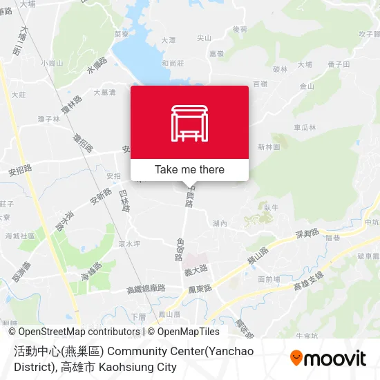 活動中心(燕巢區) Community Center(Yanchao District)地圖