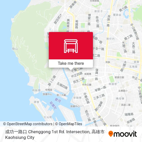 成功一路口 Chenggong 1st Rd. Intersection地圖