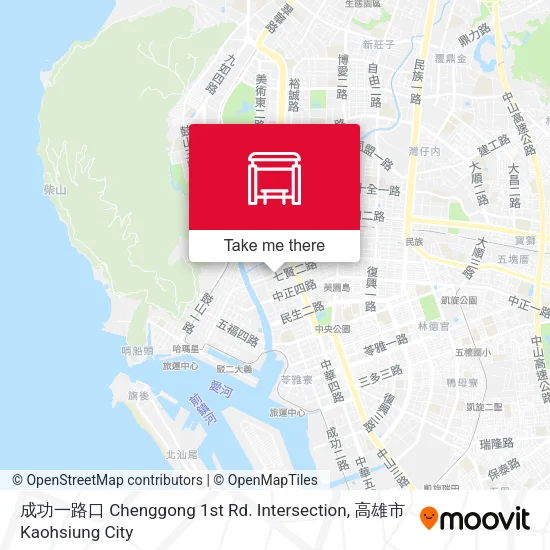 成功一路口 Chenggong 1st Rd. Intersection地圖