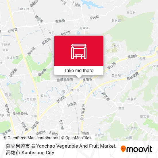 燕巢果菜市場 Yanchao Vegetable And Fruit Market地圖