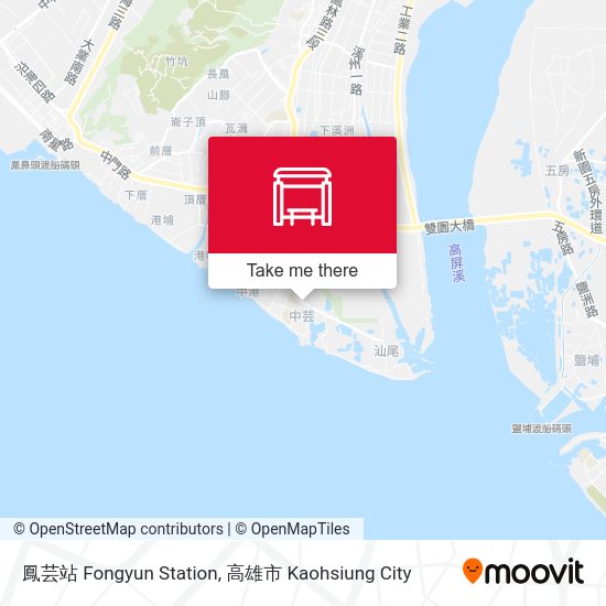 鳳芸站 Fongyun Station map