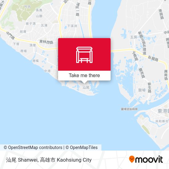 汕尾 Shanwei map