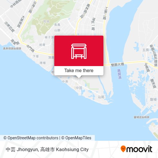 中芸 Jhongyun地圖