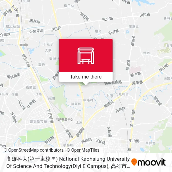 高雄科大(第一東校區) National Kaohsiung University Of Science And Technology(Diyi E Campus)地圖