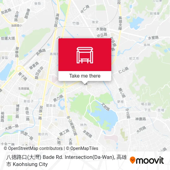 八德路口(大灣) Bade Rd. Intersection(Da-Wan) map