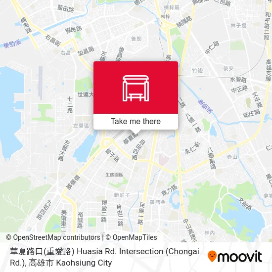華夏路口(重愛路) Huasia Rd. Intersection (Chongai Rd.) map