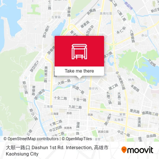 大順一路口 Dashun 1st Rd. Intersection map