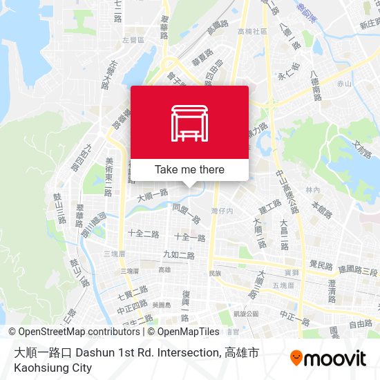 大順一路口 Dashun 1st Rd. Intersection map