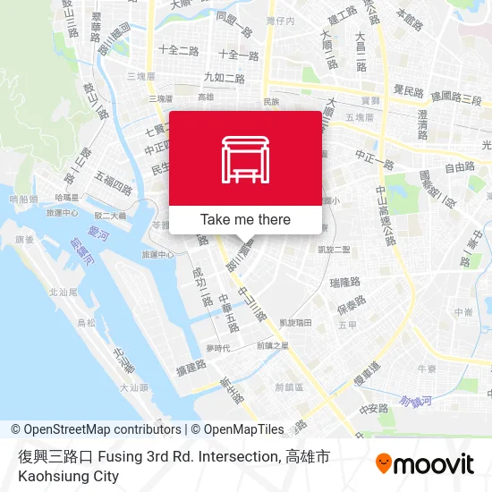 復興三路口 Fusing 3rd Rd. Intersection地圖