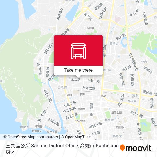 三民區公所 Sanmin District Office map