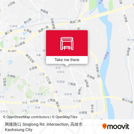 興隆路口 Singlong Rd. Intersection地圖