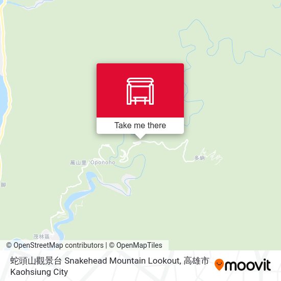 蛇頭山觀景台 Snakehead Mountain Lookout map