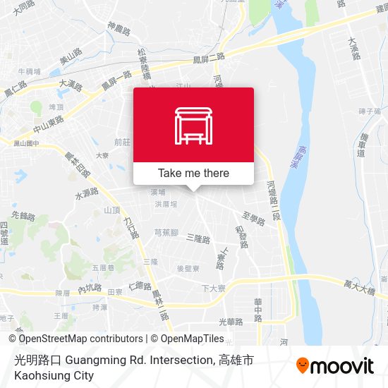 光明路口 Guangming Rd. Intersection map