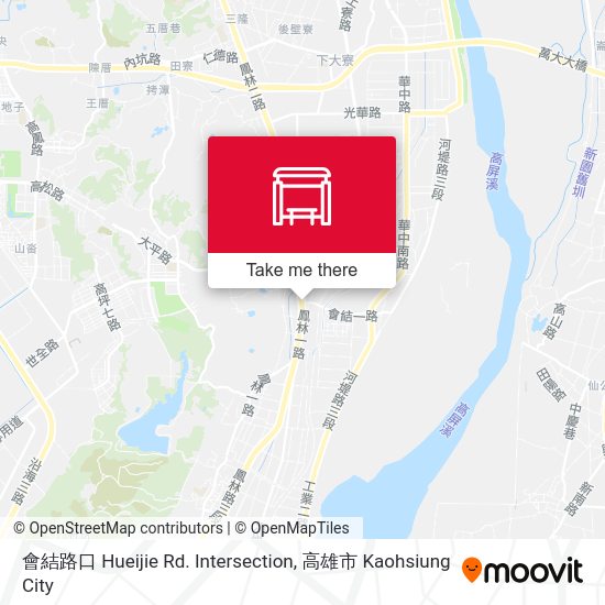 會結路口 Hueijie Rd. Intersection map