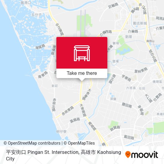 平安街口 Pingan St. Intersection map