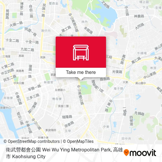 衛武營都會公園 Wei Wu Ying Metropolitan Park map