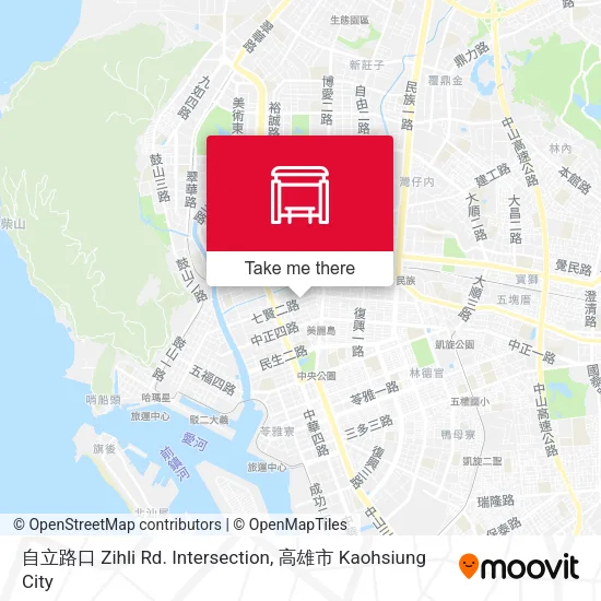 自立路口 Zihli Rd. Intersection map