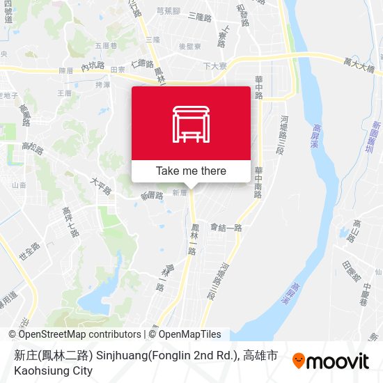 新庄(鳳林二路) Sinjhuang(Fonglin 2nd Rd.) map