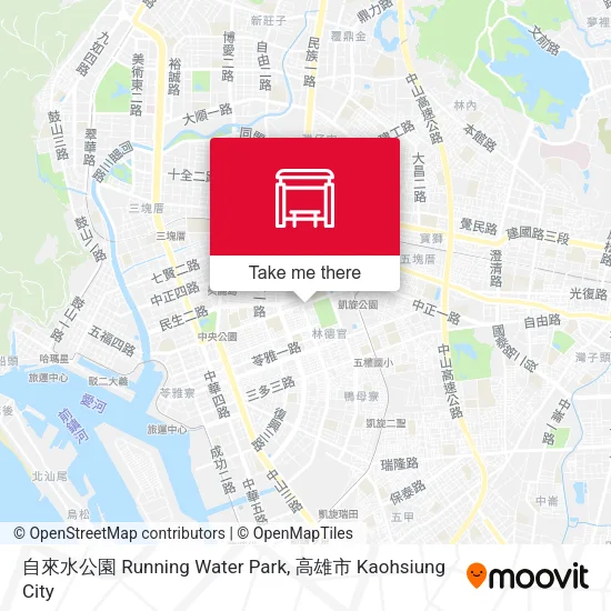 自來水公園 Running Water Park地圖