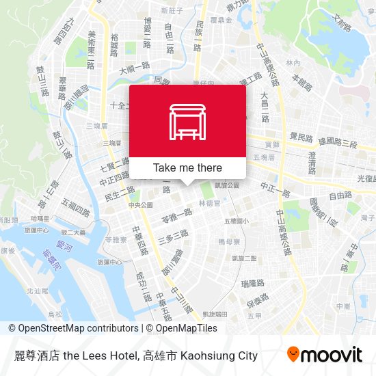 麗尊酒店 the Lees Hotel地圖