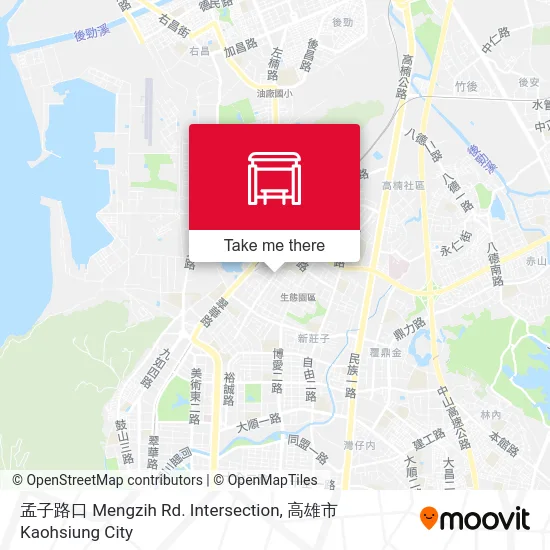孟子路口 Mengzih Rd. Intersection map