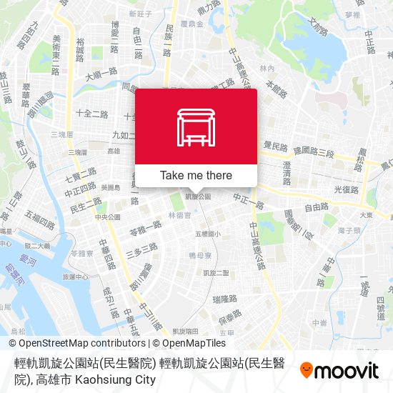 輕軌凱旋公園站(民生醫院) 輕軌凱旋公園站(民生醫院) map