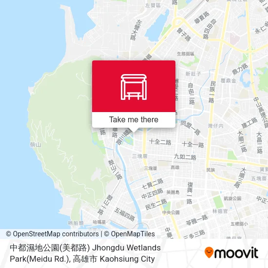 中都濕地公園(美都路) Jhongdu Wetlands Park(Meidu Rd.)地圖