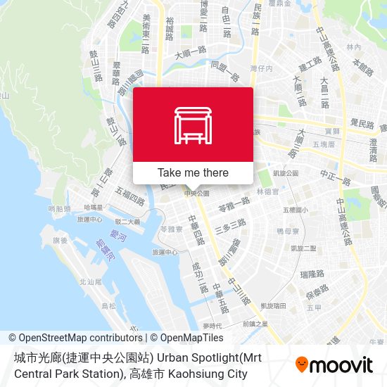城市光廊(捷運中央公園站) Urban Spotlight(Mrt Central Park Station) map