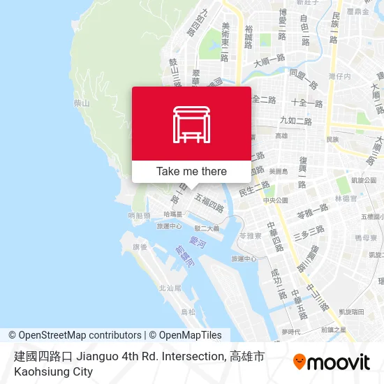 建國四路口 Jianguo 4th Rd. Intersection map