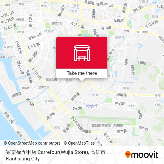 家樂福五甲店 Carrefour(Wujia Store) map