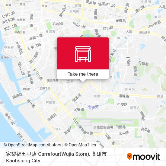 家樂福五甲店 Carrefour(Wujia Store) map