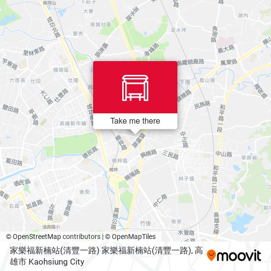 家樂福新楠站(清豐一路) 家樂福新楠站(清豐一路) map