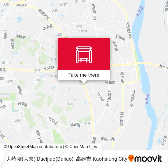 大崎腳(大寮) Dacijiao(Daliao)地圖