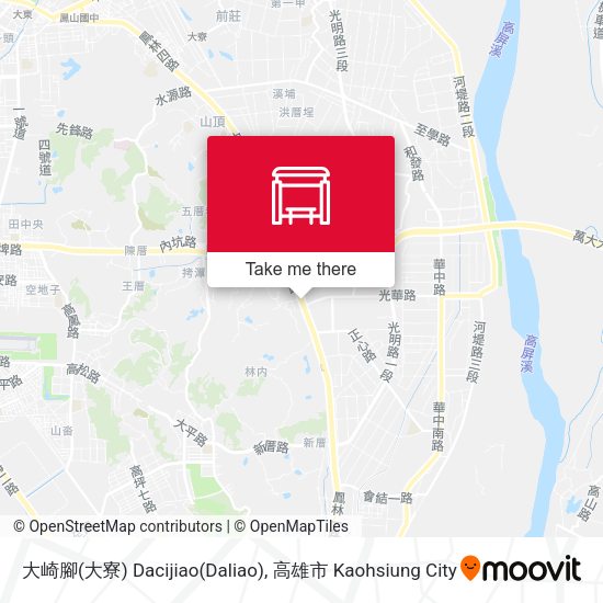 大崎腳(大寮) Dacijiao(Daliao)地圖
