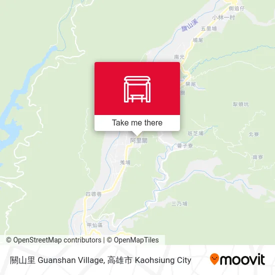 關山里 Guanshan Village地圖