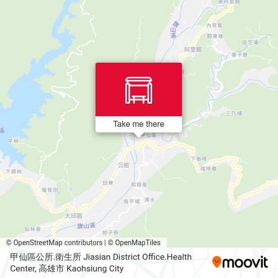 甲仙區公所.衛生所 Jiasian District Office.Health Center地圖