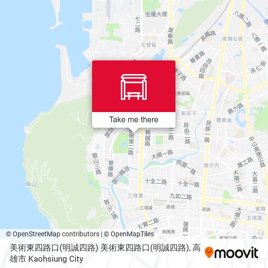 美術東四路口(明誠四路) 美術東四路口(明誠四路) map