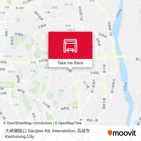 大崎腳路口 Dacijiao Rd. Intersection map