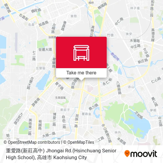 重愛路(新莊高中) Jhongai Rd.(Hsinchuang Senior High School)地圖