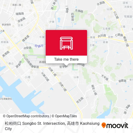 松柏街口 Songbo St. Intersection地圖