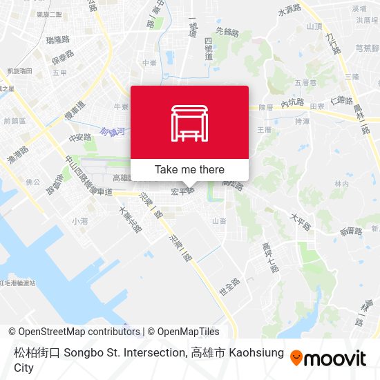 松柏街口 Songbo St. Intersection map