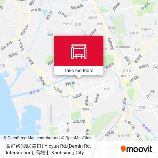 益群路(德民路口) Yicyun Rd.(Demin Rd. Intersection)地圖