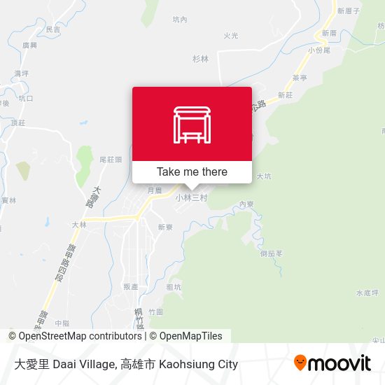 大愛里 Daai Village map