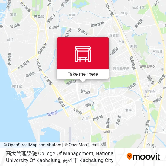 高大管理學院 College Of Management, National University Of Kaohsiung地圖