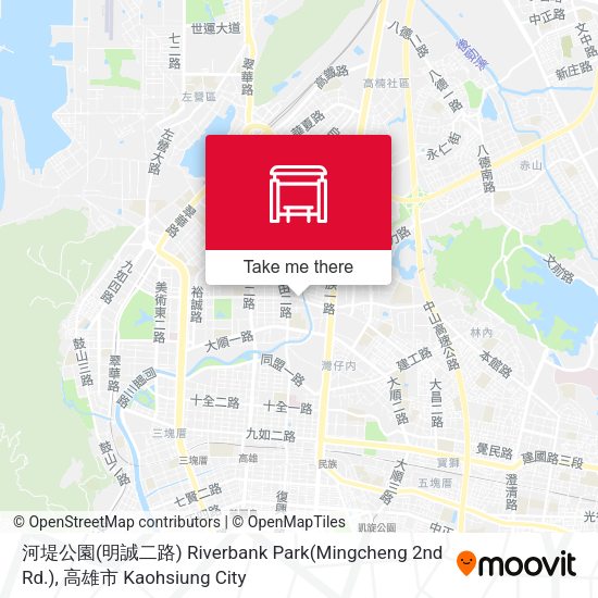 河堤公園(明誠二路) Riverbank Park(Mingcheng 2nd Rd.) map