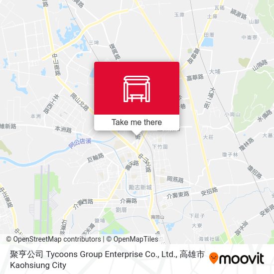 聚亨公司 Tycoons Group Enterprise Co., Ltd. map