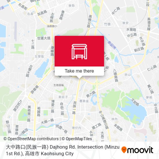 大中路口(民族一路) Dajhong Rd. Intersection (Minzu 1st Rd.) map
