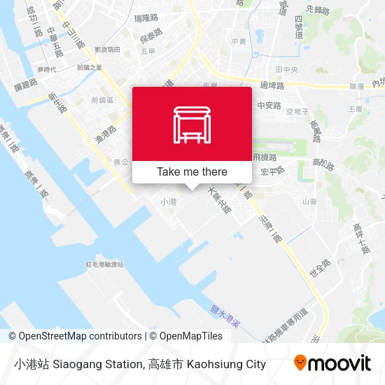 小港站 Siaogang Station地圖