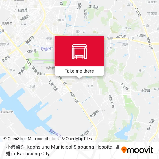小港醫院 Kaohsiung Municipal Siaogang Hospital map