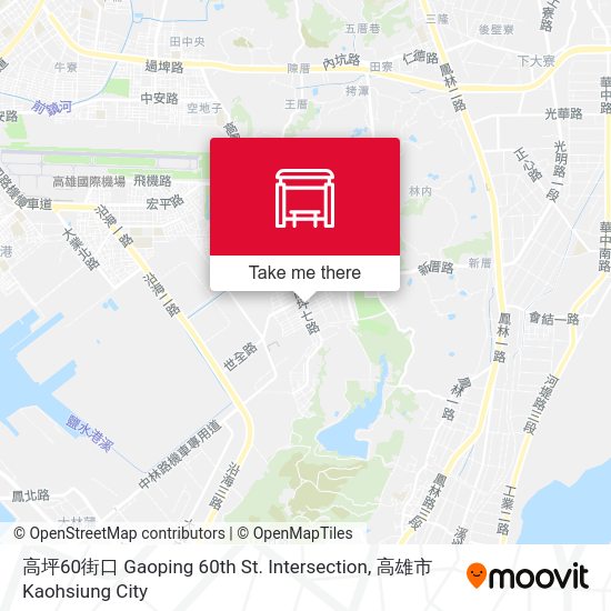 高坪60街口 Gaoping 60th St. Intersection map